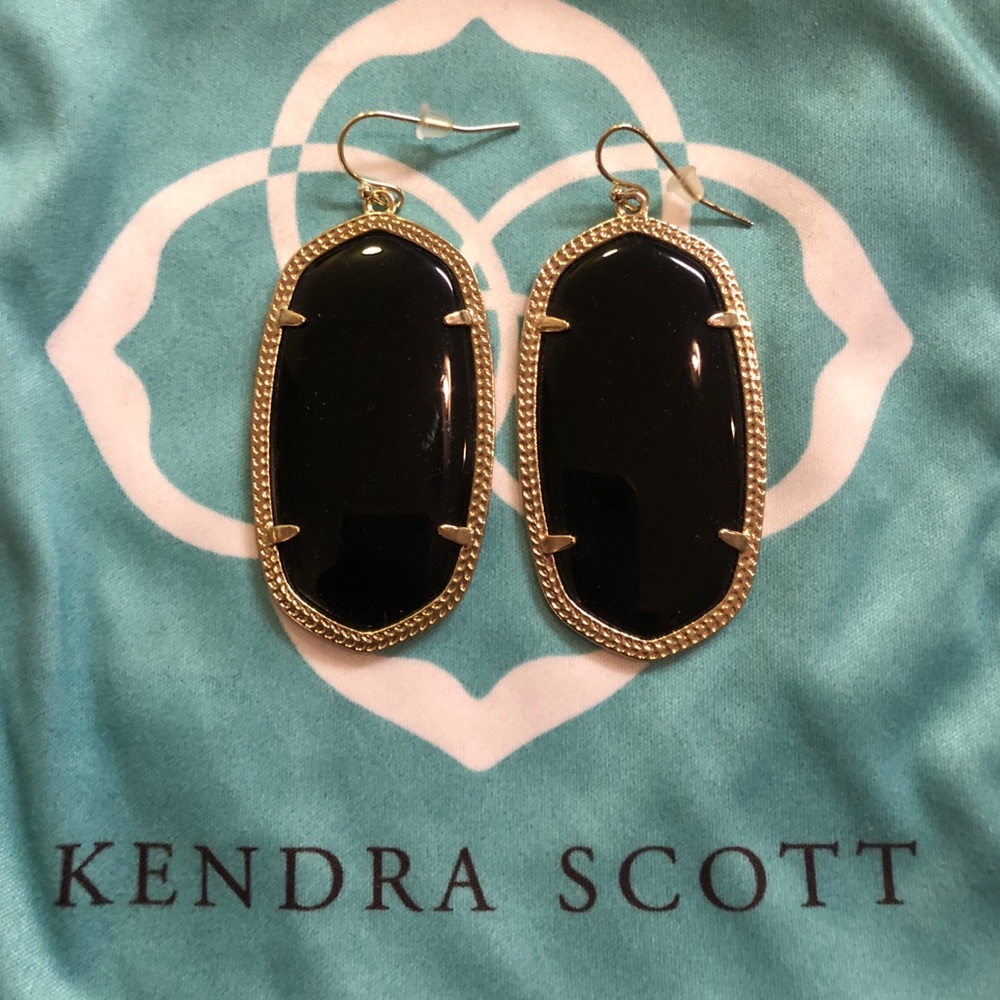 Kendra Scott Black Danielle Earrings